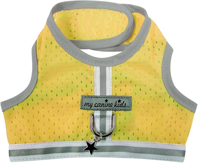 Athletic Mesh Dog Harness for Teacup, Teacup 3 - Small Dogs and Puppies | Reflective Trim and Comfortable Velcro Closure