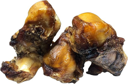 K9 Connoisseur Natural Dog Bones for Dogs Long Lasting & Large Dog Bones for Aggressive Chewers Breeds- Knuckle Bone Marrow Dog Bones Rawhide Free Dog Treats for Medium Dogs Made in USA Only (3 Pack)