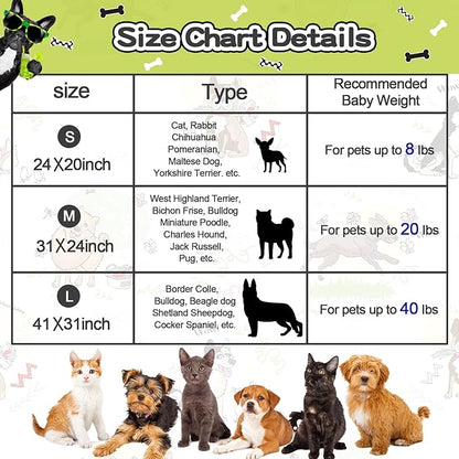 Rezutan Dog Blankets for Small Dogs,1 Pack 3 Premium Soft Dog Puppy Blankets, with Flannel Cute Elephant Dog Paw, Small Cat Kitten Blankets, Grey/Blue/Yellow, 24x20 inch.