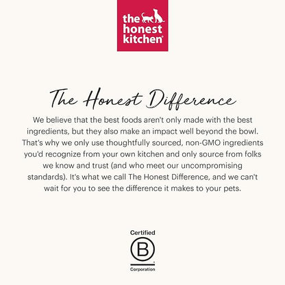 The Honest Kitchen Human Grade Dehydrated Whole Grain Dog Food – Complete Meal or Topper – Chicken 10 lb (makes 40 lbs)