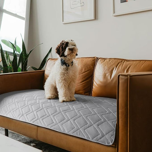 Moonsea Waterproof Dog Blanket Antislip Couch Cover for Dogs Washable Bed Cover Pet Sofa Couch Furniture Protector Cover for Kids Children Dog Cat(30" X 70")