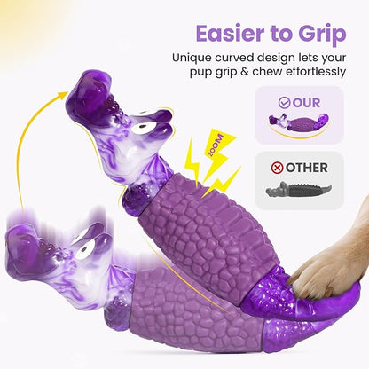 HGB Tough Dog Toys for Aggressive Chewers, Squeaky Indestructible Dog Toy, Dog Toys for Large Dogs, Dog Chew Toys for Aggressive Chewers, Large Dog Toys to Keep Them Busy, Big Dog Toys for Medium Dogs