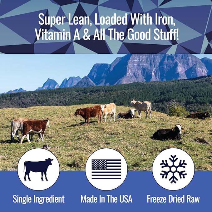 Smart Cookie Freeze Dried Beef Liver Bites - Single Ingredient Freeze Dried Beef Liver Dog Treats for Low Calorie Training Treats for Dogs or Dog Food Topper - Made in USA - 2oz Bag, 3 Pack