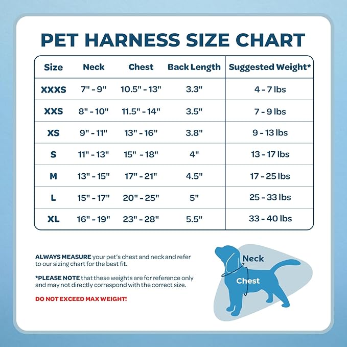 Voyager Step-in Lock Pet Harness - All Weather Mesh, Adjustable Step in Harness for Cats and Dogs by Best Pet Supplies - Turquoise/Black Trim, L