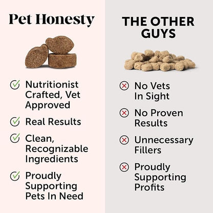 Pet Honesty Grass Green - Pee Grass Spot Saver Caused by Dog Urine, Gut Health Probiotics, Dog Urine Neutralizer for Lawn, Grass Burn Spot Chews, Cranberry, Apple Cider Vinegar, Dog Rocks (Duck 90 ct)