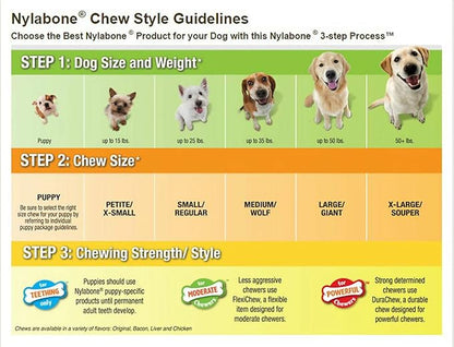 Nylabone Healthy Edibles Roast Beef/Chicken Variety Value Pack, Petite 136ct (4x34ct)