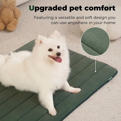 BALANCE Dog Crate Pad, Dog Foam Crate Mat Kennel Pad, Washable Water-Resistant Pet Bed Flat Dog Cage Mat for Small Dogs