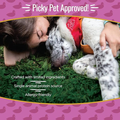 Smart Cookie Duck Jerky Dog Treats with Flax Seed, Omega Oils- Hypoallergenic Strips for Dogs and Puppies with Allergies, Sensitive Stomachs - Dehydrated, Grain Free, Made in USA - 3oz Bag, Pack of 3