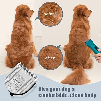 2PCS Adjustable 5 in 1 Replacement Blades Compatible with Wahl Bravura Clipper Chromado，Creativa，Figura Dog Clippers for Dogs Grooming (5in1/2Pack)