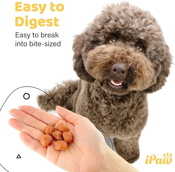Dog Treats for Puppy Training, All Natural Human Grade Dog Treat, Hypoallergenic, Easy to Digest (Chicken Tots), 3 Packs