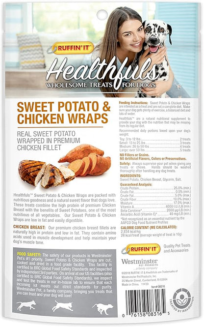 Chicken Wrapped Sweet Potato Dog Treats, 3.5oz