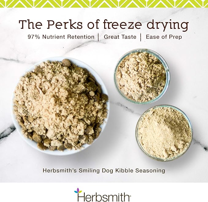 Herbsmith Kibble Seasoning – DIY Raw Coated Kibble Mixer - Dog Food Topper for Picky Eaters [Bundle of Beef, Duck, Chicken, Beef Bone Broth, Chicken Bone Broth, Rabbit, Turkey, Salmon, And Whitefish]