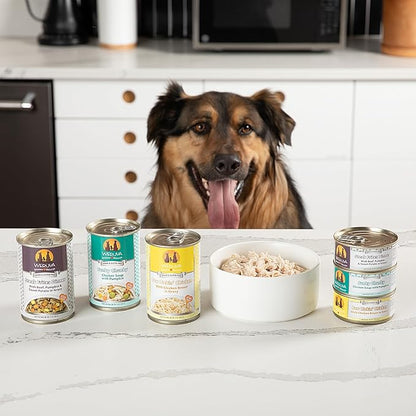 Weruva Classic Dog Food, Bed & Breakfast with Chicken, Egg, Pumpkin & Ham in Gravy, 5.5oz Can (Pack of 24), Blue