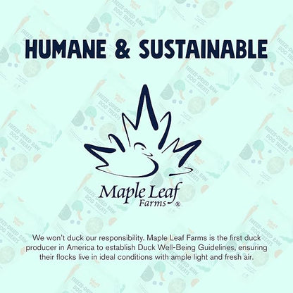 WEST PAW Freeze-Dried Raw All Natural Dog and Puppy Training Treats, Single Ingredient, Humanely Raised and Sustainably Sourced, Made in USA, Duck with Superfood, 2 Pack