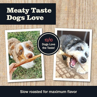 Redbarn Pet Products All Natural 5-8" Bully Sticks for Small & Large Dogs - Healthy Long Lasting Chews Variety Party Pack - 100% Beef Single Ingredient Low Odor Rawhide Free Dental Treats - 8 oz Bag