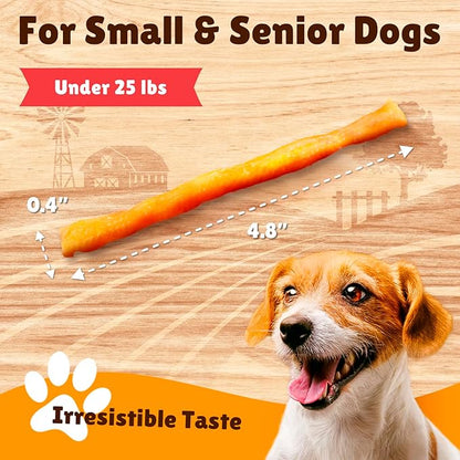 Gootoe Soft Turkey Tendon Dog Treat–Natural Chewy Snack, 100% USA-Sourced, Premium Training Chew, Hypoallergenic, Reseal Value Bag, Ideal for Small& Senior Dog, Soft Strip Jumbo Pack, 1 lb (Pack of 1)
