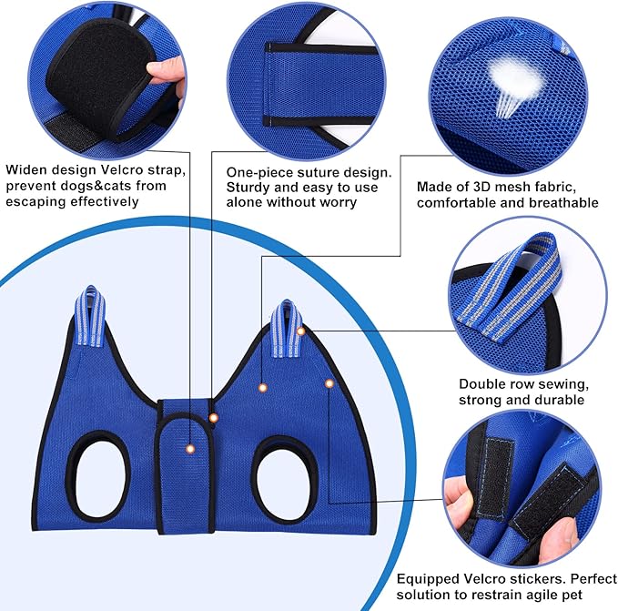 X-Large Dog Hammock for Grooming with Clipper/Trimmer, Dog Grooming Sling for Nail Clipping/Trimming
