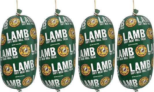Happy Howie's Premium Lamb Soft Meat Roll 12 Oz 4 Pack (New)