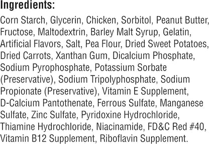 SmartBones Mini Chews With Real Peanut Butter 24 Count, Rawhide-FreeChews For Dogs (Packaging May Vary)
