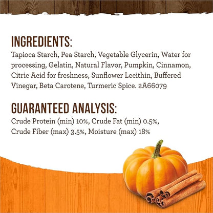 Merrick Fresh Kisses Natural Dental Chews, Treats Infused With Pumpkin and Cinnamon For Medium Dogs 25-50 Lbs - 20 oz. Bag