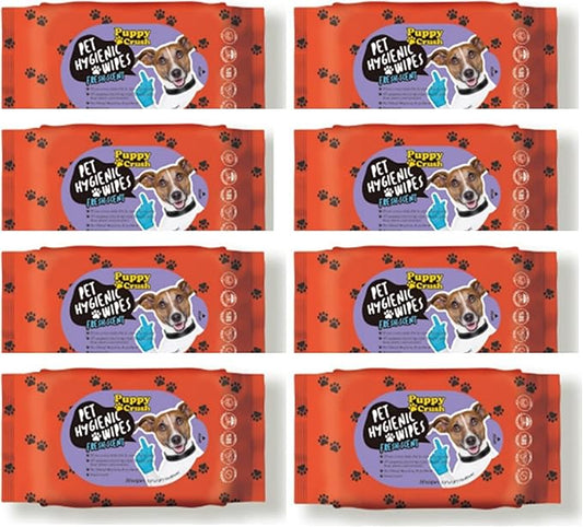 Pet Hygienic Wipes Fresh Scent 30sheets (8 Pack) - Grooming Wipes for Cleaning Face and Deodorizing…