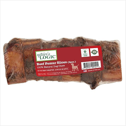 Nature's Logic Beef Femur Slices Canine Chew