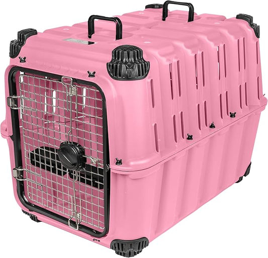 Mammoth Guardian Dog Kennel - Pink Shock