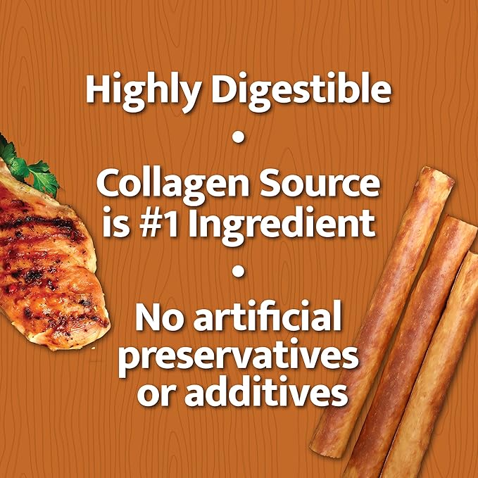 RK Collagen Retriever Roll (Real Chicken) 10" - 3ct