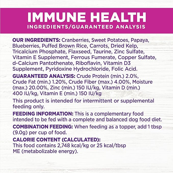 Wellness CORE Bowl Boosters, Functional Meal Topper for Immunity, Plant Based, 4 Ounce Bag