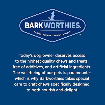 Barkworthies Odor-Free 12-inch Bully Sticks - Healthy Dog Chews - Protein-Packed, Easily digestible, All-Natural Rawhide Alternative Dog Treats - Promotes Dental Health - 3 Count (Pack of 3)