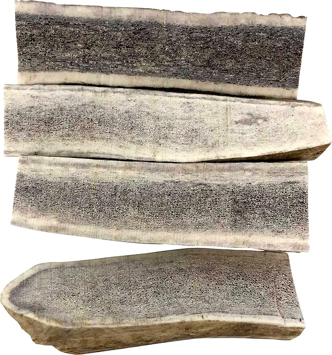 Premium All-Natural Grade A Split Elk Antlers for Dogs – Naturally Shed in The Rocky Mountains – No Additives, No Preservatives - Healthy and Delicious Treat - Made in USA - S/M Split