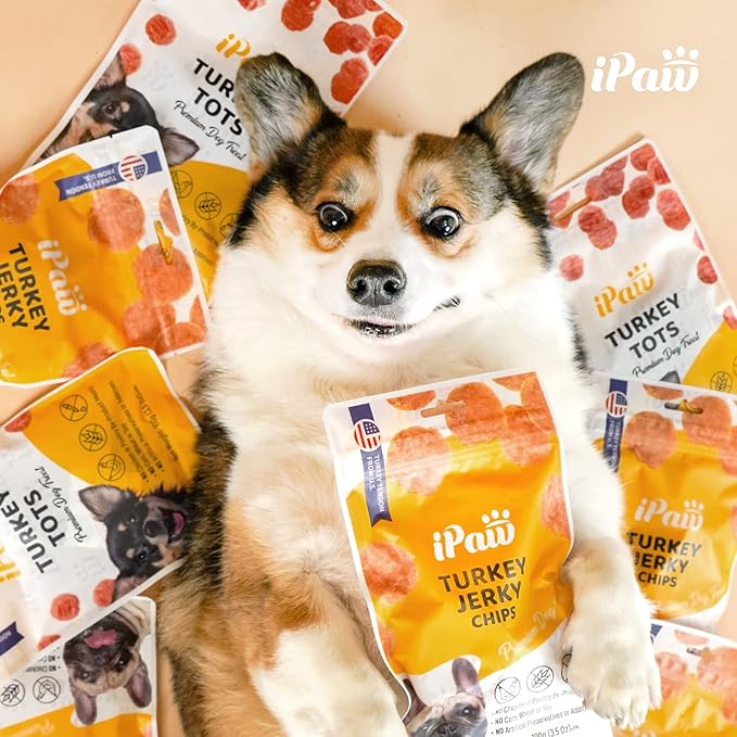 Dog Treats for Puppy Training, All Natural Human Grade Dog Treat, Hypoallergenic, Easy to Digest (Chicken Tots), 3 Packs