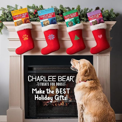 Charlee Bear Crunch Turkey, Sweet Potato & Cranberry Flavor Dog Treat and Snack (2 Pack) 8 oz Each