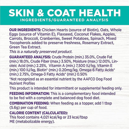 Wellness CORE Bowl Boosters Skin & Coat Dog Food Topper, 4 Ounce Bag