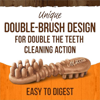 Merrick Fresh Kisses Natural Dental Chews, Treats Infused With Pumpkin and Cinnamon For Medium Dogs 25-50 Lbs - 20 oz. Bag