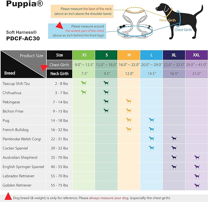 Puppia Soft Dog Harness No Choke Over-The-Head Triple Layered Breathable Mesh Adjustable Chest Belt and Quick-Release Buckle, Brown, Small (Pack of 2)