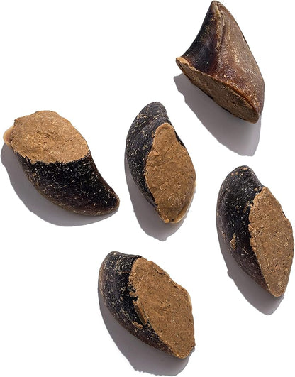 Jack&Pup Filled Cow Hooves for Dogs; Stuffed Dog Chew Hoofs (5 Pack) Cow Hoofs for Dogs. Natural Dog Chews, Filled Dog Bones (Peanut Butter Flavor)