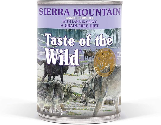 Taste Of The Wild Sierra Mountain Canned Dog Food, 13.2 Oz, Medium