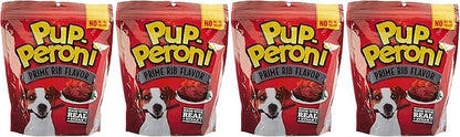 Pup-Peroni Original Prime Rib Flavor Dog Snacks, 22.5 Ounce Bag (Pack of 4)