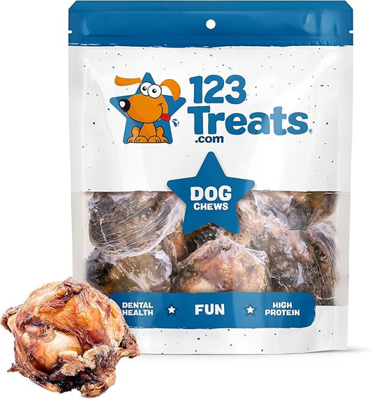 Knee Cap Beef Bones 100% Natural Dog Bones, Made from Premium USA Grass Fed Beef, Pack of 10