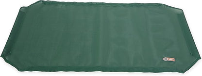 K&H Pet Products Elevated Cooling Outdoor Dog Bed Portable Raised Dog Cot Replacement Cover Only All Weather All Season Green Large 42 X 30 Inches (Cot NOT Included)