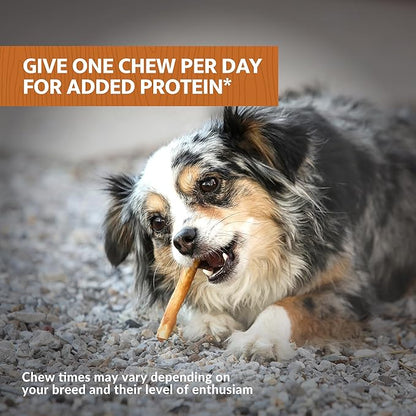 Chicken Collagen Sticks for Dogs, Dog Chews Long Lasting, Rawhide Free, 25 Count (Real Chicken), Bully Sticks for Large, Medium, and Small Dogs