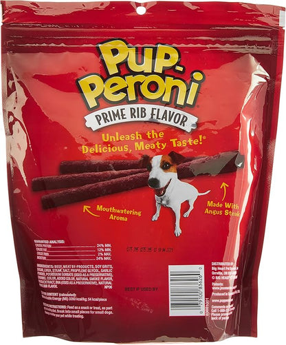 Pup-Peroni Original Prime Rib Flavor Dog Snacks, 22.5 Ounce Bag (Pack of 4)