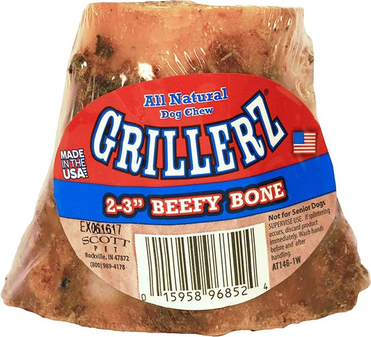 Scott Pet GRILLERZ Wrapped 2-3" Smoked Beefy Bone