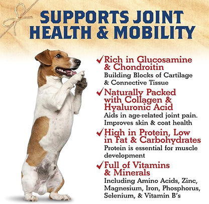 Turkey Tendons for Dogs Made in USA, Raised in USA, All-Natural Dog Chews for Small Dogs, Dog Snack for Large Dogs, Single-Ingredient Treat, Healthy No Hide Dog Chews (3 oz)