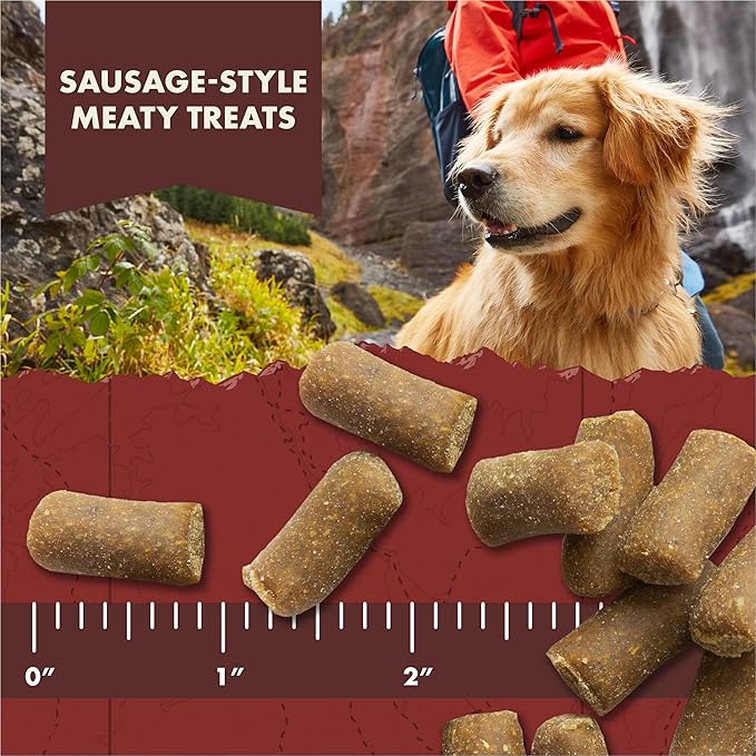 Zuke’s Lil’ Links Dog Treats for Dogs of All Sizes, Snacking Sausage Treats for Dogs, Pet Treats made with Real Pork & Apple, 6 oz. Resealable Pouch - 6 oz. Bag