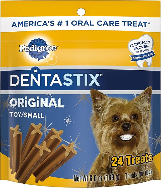Pedigree Dentastix Dog 24 Mini Treat Toy/Small, 6oz