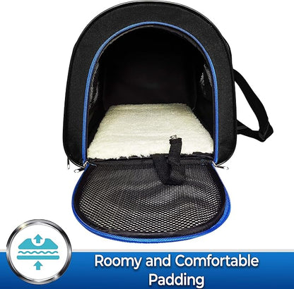PET MAGASIN Foldable Pet Carrier Waterproof, Collapsible Soft Pet Transport Bag for Cats, Small Dogs & Pets for Car & Plane