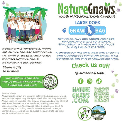 Nature Gnaws Variety Pack for Large Dogs (12 Count) - Bully Sticks, Beef Tendons and Tripe Twists for Dogs - Natural Long Lasting Beef Dog Chew Bones - Rawhide Free